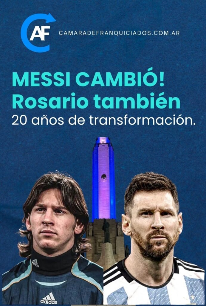Hace 20 años Lionel Messi disputaba su primer Mundial representando a la Argentina.
Mientras uno de los mayores talentos de nuestra historia comenzaba a conquistar el mundo, Rosario también seguía construyendo otra historia: la de sus emprendedores, comerciantes, inversores y marcas.
